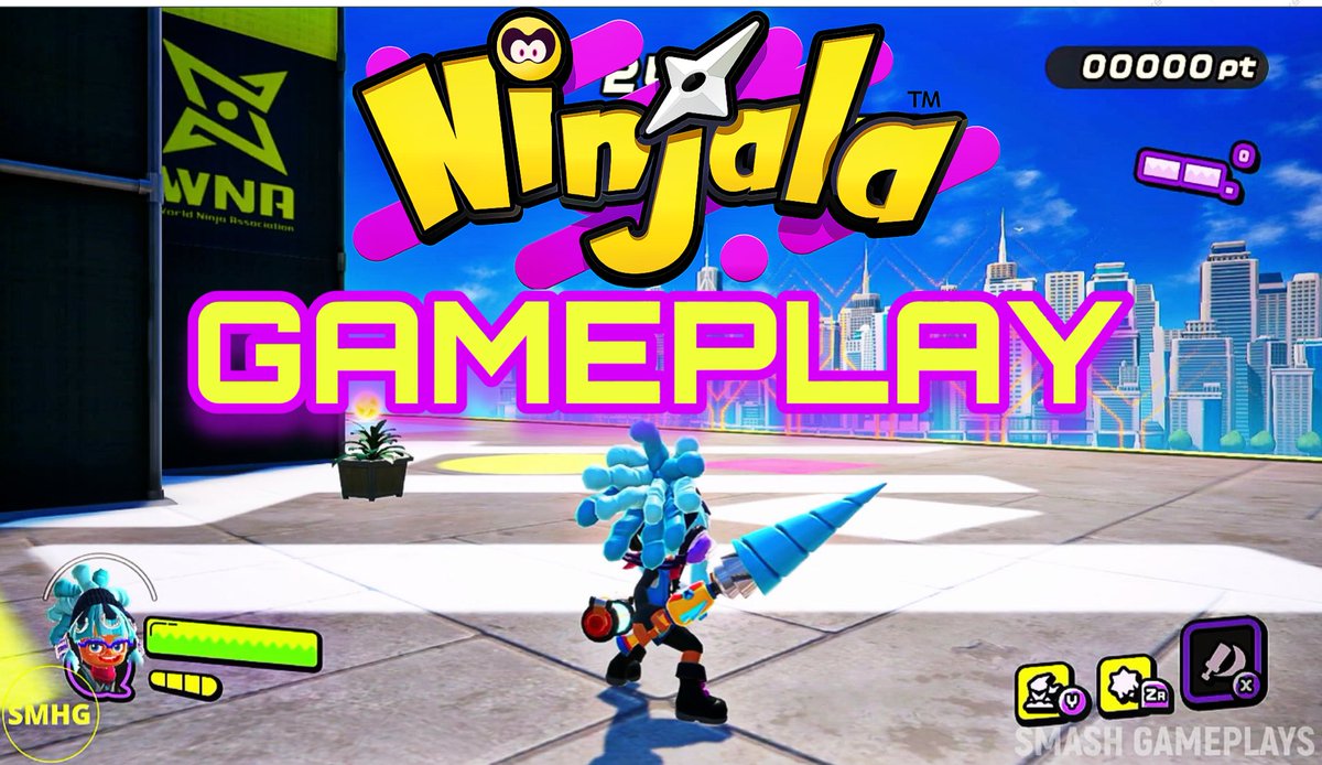 SmashGameplays1's tweet photo. Ninjala - partida online todos vs todos (Switch) Gameplay https://t.co/HNNHG0CJTZ vía @YouTube #ninjala #NintendoSwitch #Gameplay #gaming https://t.co/ouwRqzXpCE