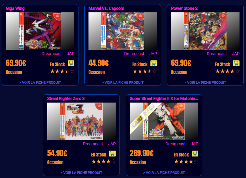 On reste toujours dans la catégorie SEGA mais cette fois avec un arrivage Dreamcast🥰
▶️Console Sega Dreamcast🇯🇵.
▶️Super Street Fighter 2X, Power Stone 2, GigaWing, 
Capcom vs. SNK 2, Furai No Siren, Street Zero 3...
Dispo⤵️
gameswave.com/list.php?cat=r…
#Retrogaming #SEGA #Dreamcast