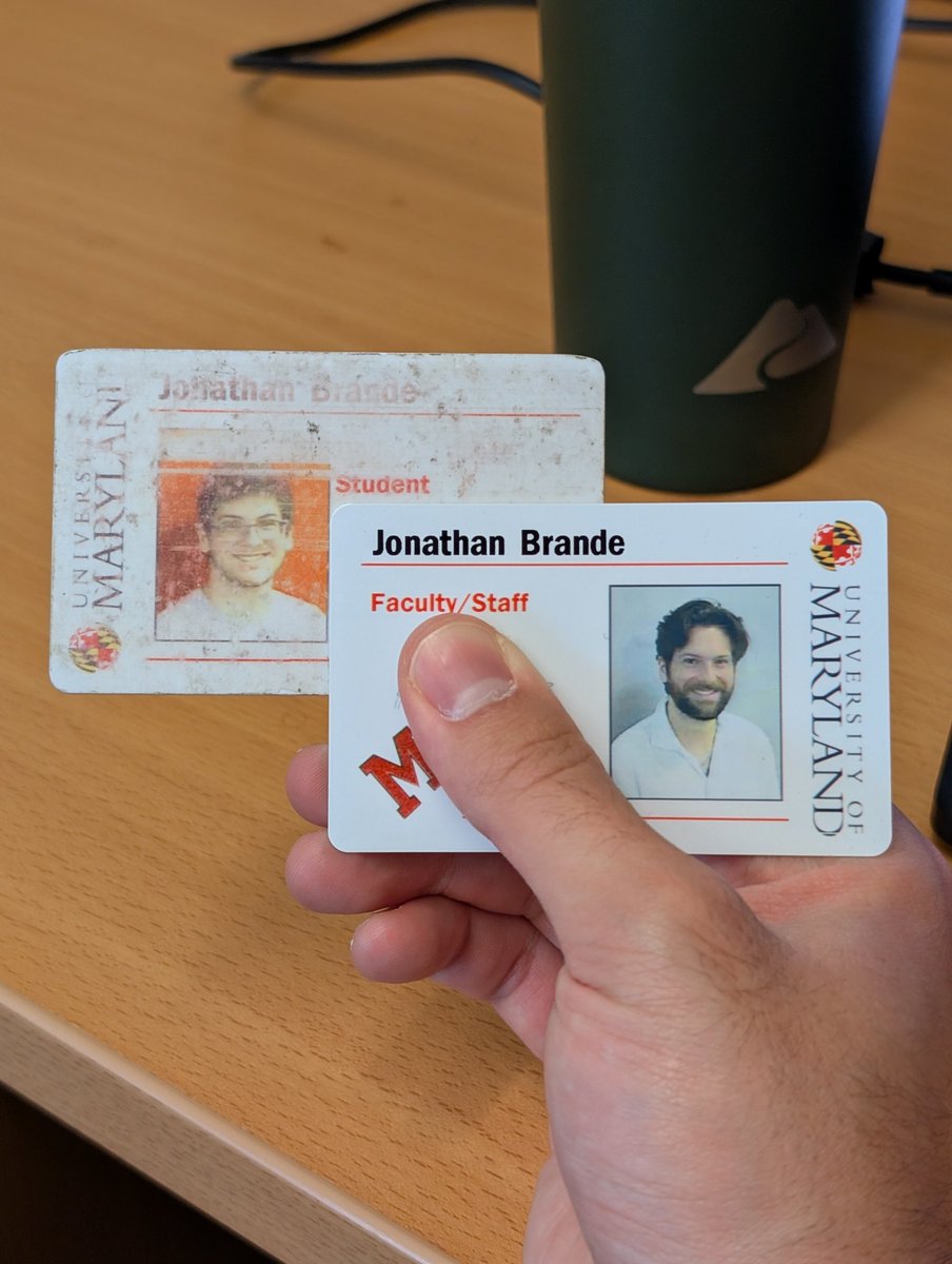 First day of 22nd grade! Freshman -&gt; postdoc, but this time I get a real office!
