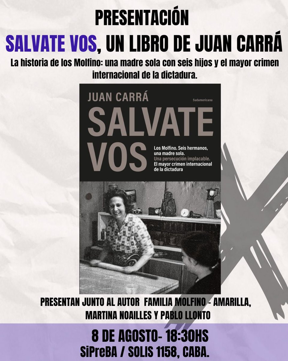 📷Seguimos en QR #quorumradial conversando con <a href="/gustavomolfino/">gustavo molfino</a> reportero gráfico de la <a href="/DiputadosAR/">Diputados Argentina</a>  hijo de la Abuela Noemí Esther Gianotti de Molfino, sobre el libro "Salvate vos" de Juan Carrá.
#abuelas
📷Escuchanos en vivo bcnradio.com.ar