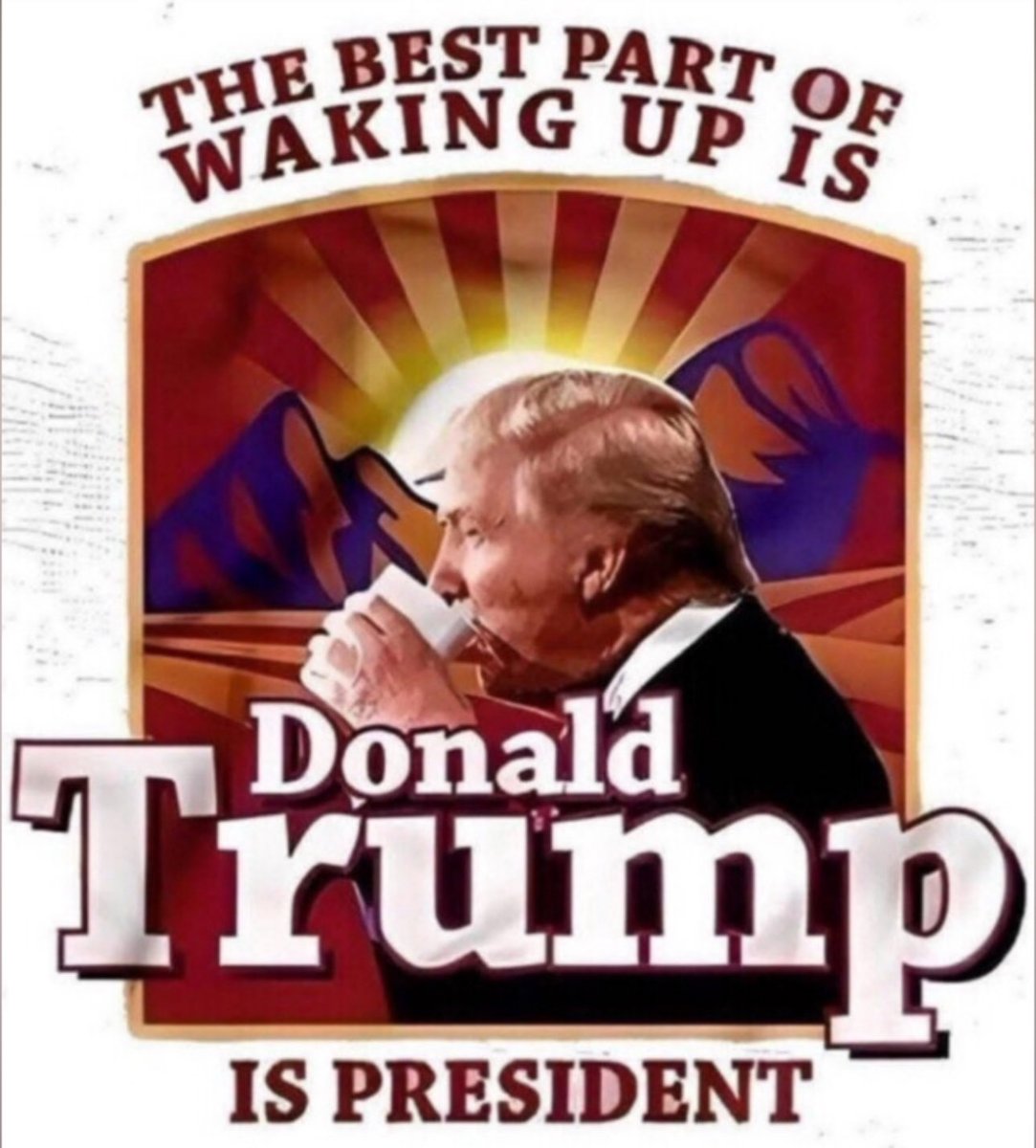 patriottakes's tweet photo. Trump shared this coffee themed meme praising himself as prices have skyrocketed under his tariffs. https://t.co/OjvITrUmBs
