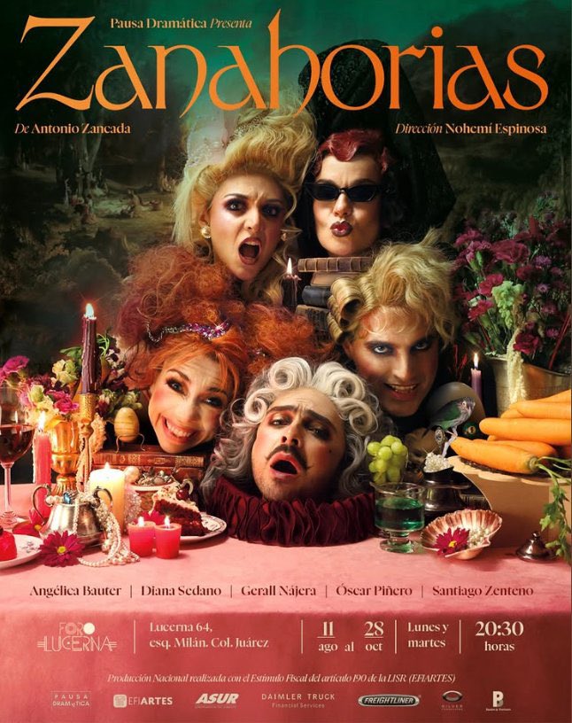 Tenemos PASES DOBLES! 

“Zanahorias” HOY 20:30 Foro Lucerna. 

Dinos tu nombre y una fantasía y listo!
