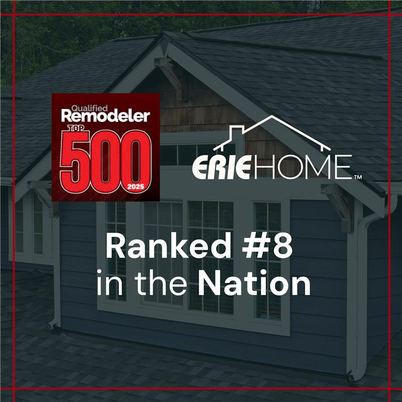 QUALIFIED REMODELER Magazine ranked Erie Home #8 on its 47th annual TOP 500 remodelers of 2025 list! Amazing things happen when there is a commitment to craftsmanship, care, and the certainty of a job done to the highest standard. Find the full list here: erieho.me/qualifiedremod…
