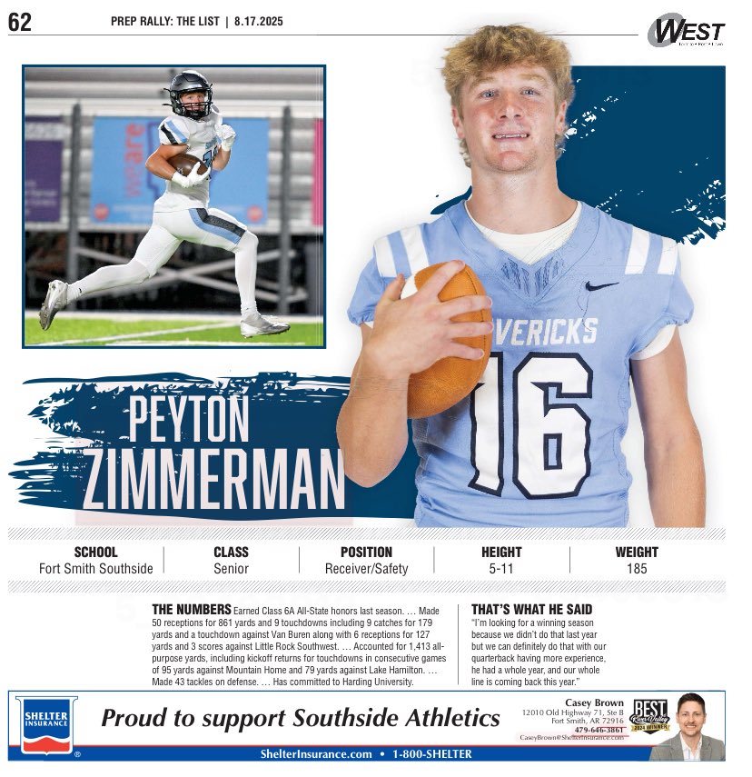 Peyton Zimmerman (@peytonzimm15) on Twitter photo Thank you <a href="/barclayalmanac/">𝕃𝕖𝕝𝕒𝕟𝕕 𝔹𝕒𝕣𝕔𝕝𝕒𝕪</a> and <a href="/NWAGraham/">Graham Thomas</a> for the recognition and write up! Can’t wait to get the season started! <a href="/SouthsideMavsFB/">FS Southside Maverick Football</a> Thank you <a href="/barclayalmanac/">𝕃𝕖𝕝𝕒𝕟𝕕 𝔹𝕒𝕣𝕔𝕝𝕒𝕪</a> and <a href="/NWAGraham/">Graham Thomas</a> for the recognition and write up! Can’t wait to get the season started! <a href="/SouthsideMavsFB/">FS Southside Maverick Football</a>