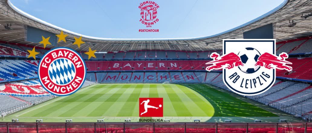 Please join us Friday, August 22nd at the Long Branch Social House as #FCBayern take on #Leipzig with a 2:30pm kick off at the Allianz Arena in Munich, Germany #sktontour #miasanmia #fcbayern #PaulanerCanada #Paulaner #GutBesserPaulaner #BrewedinMunich