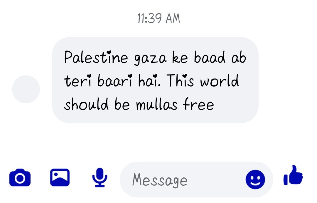 I am scared.