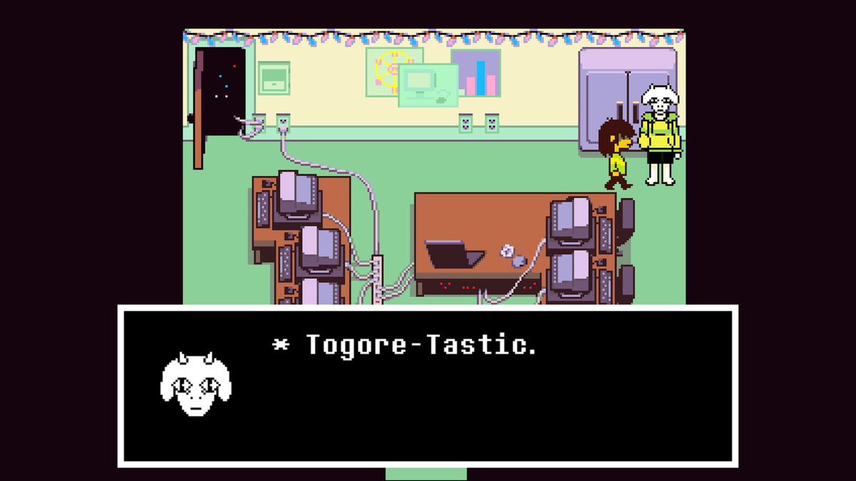 TheMr_Katman's tweet photo. #Togore #DELTARUNE ?
Secret cut Togore reappearance in deltarune??? https://t.co/jZwEtXzdtj
