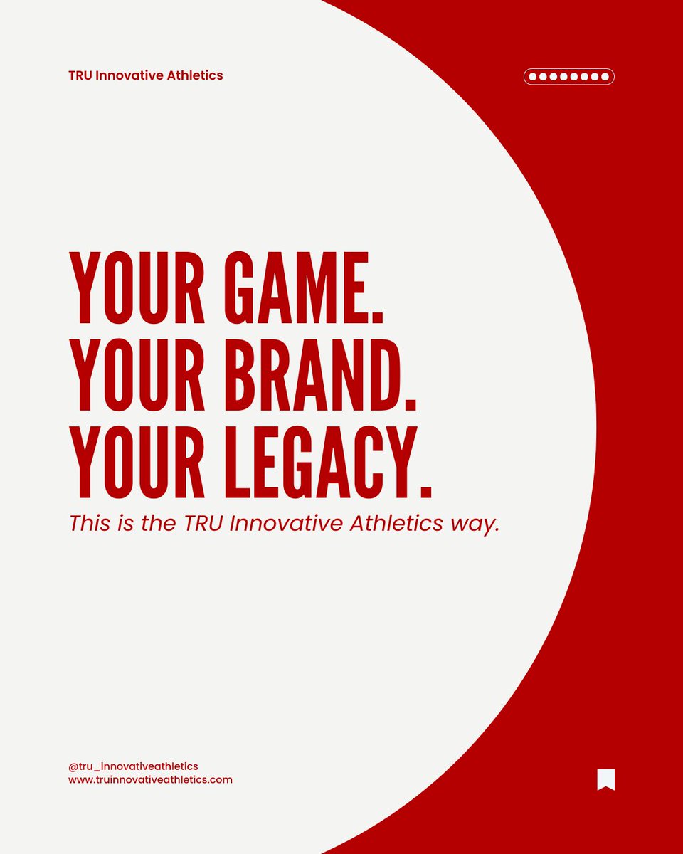 🎉 Exciting news — TRU Innovative Athletics is LIVE!
We’re on a mission to elevate today’s athletes + coaches to excel both on and off the field.
💡 Master Your Game. Build Your Brand. Lead with Confidence.
Experience the TRU difference today!
🔗 truinnovativeathletics.com
