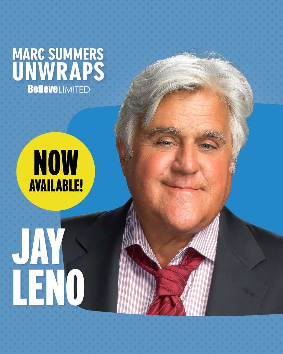 Marc Summers Unwraps is BACK with special guest and former Tonight Show host, <a href="/jayleno/">Jay Leno</a>! 🎉

Watch, listen, and subscribe now: pod.link/1665305714 

#marcsummers #jayleno #marcsummersunwraps
