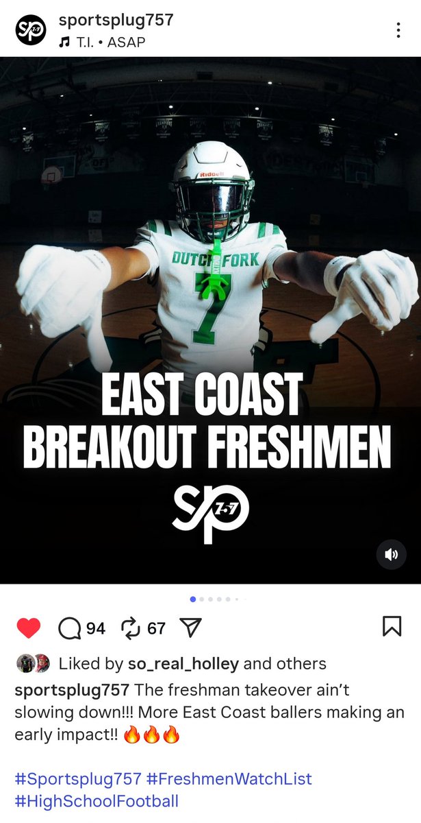 DashHolley's tweet image. Thanks @sportsplug757 for recognizing me on the East Coast Breakout Freshman Watch List! instagram.com/p/DNW_flFMldN/…
@NHSTrojansFB @Coach_Donato @NHSCoachWofford @AWilliamsUSA @ErikRichardsUSA @HighSchoolBlitz @FBUAllAmerican @stevequinnFBU @MaxPreps @PrepRedzoneNext @iamcaliph_