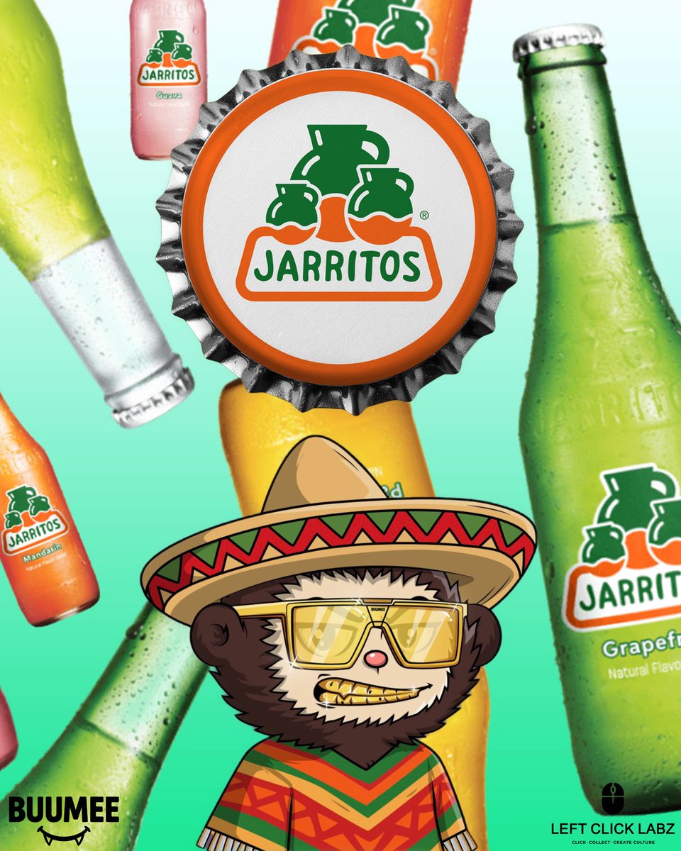 BUUMEEs new favourite soda is <a href="/Jarritos/">Jarritos</a>!

Bones by Jarritos, BUUMEE and $GUGO presents a MEGA RUMBLE!!!! 🥊 

This SATURDAY in the Jarritos discord! (link below).

Prizes include:
1. 1 BUUMEE NFT
2. 1 Lazy Lion
3. 2 Spaceriders
4. GhostLabsNFT
5. $250 of $GUGO
6. Cases of Soda
7.