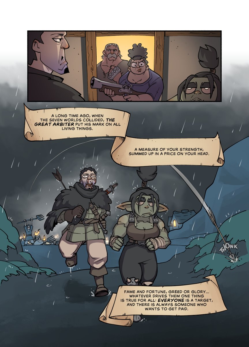 ZiloLars's tweet photo. I have a webcomic called Bounties. This is chapter 1. Enjoy... or else? (1/12)

#webcomic #oc https://t.co/lU9C4CXWrY