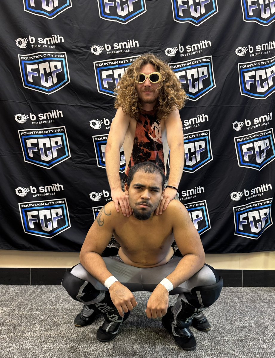 GatewayUSTL's tweet photo. GU makes their debut in Kansas over the weekend😎 🎸  🐕 

Thank you for letting us into your unforgettable party @fountaincitypro 

#wwe #aew #tnawrestling #impact #wrestling #prowrestling #stl #travel #wweid #nxt #explore https://t.co/2VC53390nF