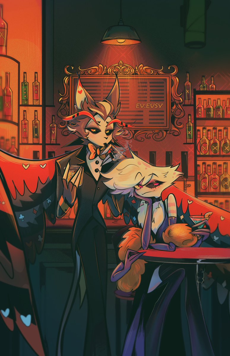 🥃 #HazbinHotelHusk #HazbinHotelAngelDust #Huskerdust