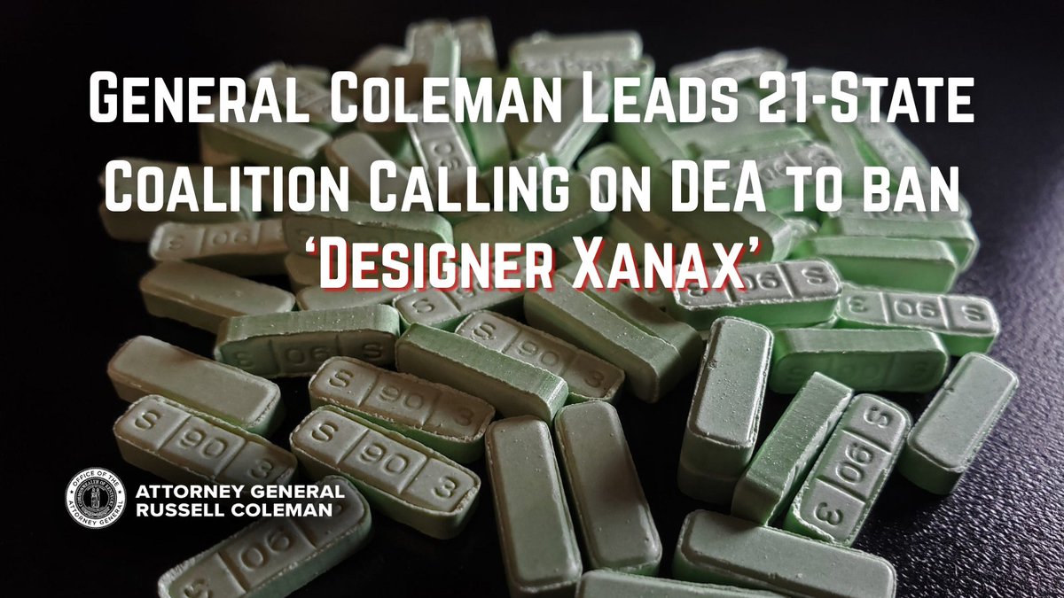 We're leading 21 states asking the DEA to ban bromazoloam. Known as 'designer Xanax,' it's been linked to 47 deaths in Kentucky. We need to immediately give our law enforcement partners the tools needed to hold those pushing this poison accountable.

More: kentucky.gov/Pages/Activity…
