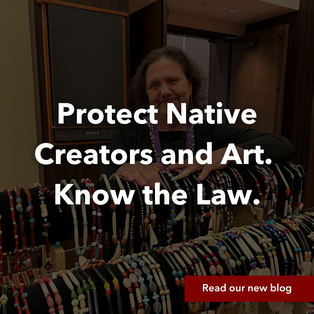 IndianAffairs's tweet photo. โNative-styleโ isnโt Native. Selling fake Native art isnโt just unethicalโitโs illegal under the Indian Arts and Crafts Act. Learn how to spot fraud and support real Native artists: https://t.co/qD35WxpwQ4
#BuyNative #ProtectNativeCulture #CultureBack #EverythingBack https://t.co/2vnK9jHh3l