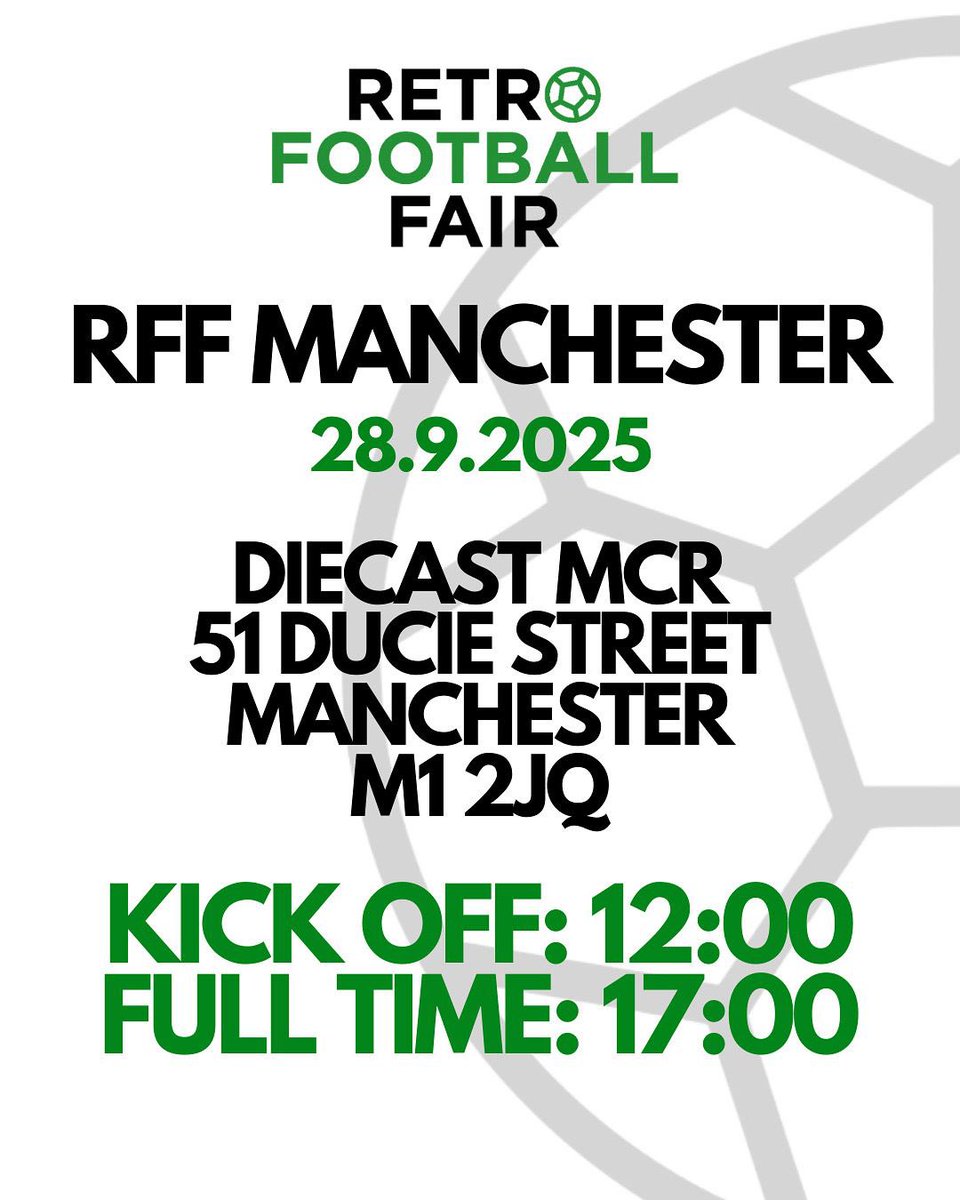 📸 📸 📸 

As you all know now, ( if you don’t here’s your reminder 🚨)

I will be attending <a href="/rff_uk/">RETRO FOOTBALL FAIR</a> for the first time as a SELLER!! 

Below is another snippet of what will be available to purchase on the day🔥 

It would be amazing to meet some of the shirt community there❤️