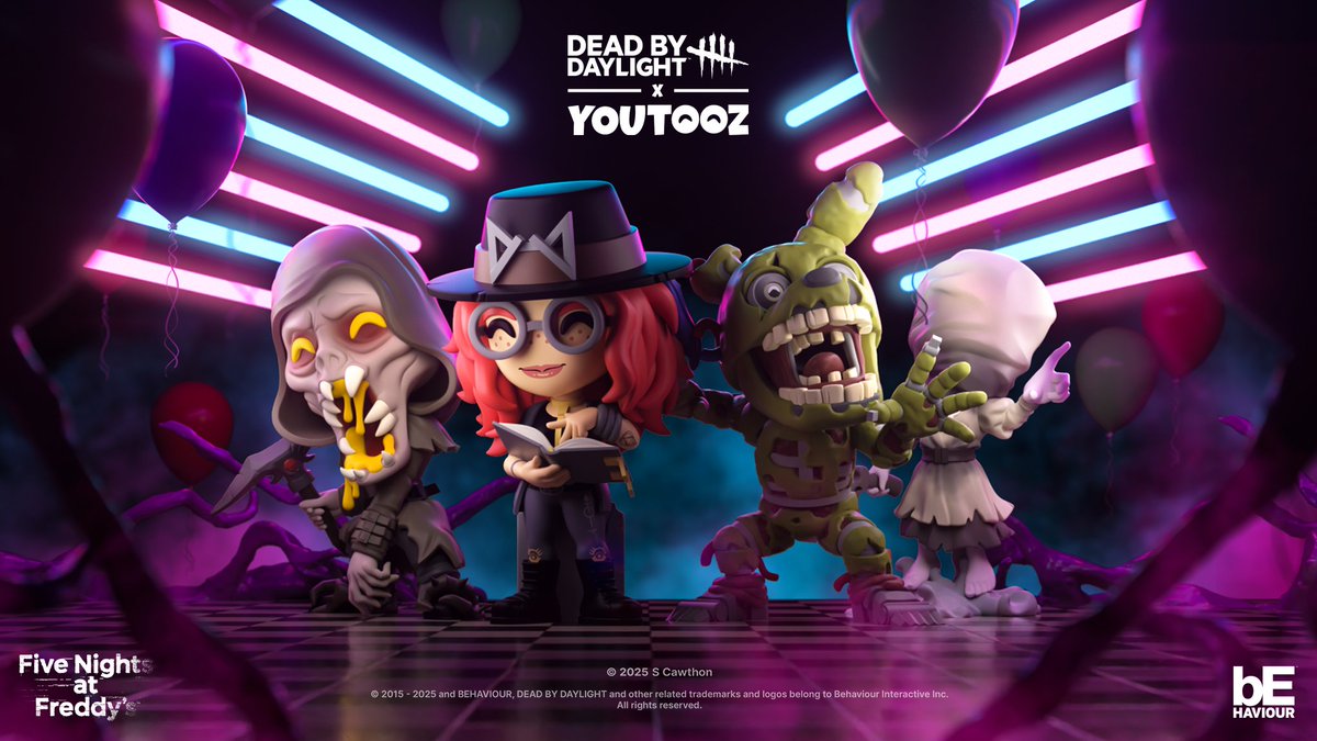 you can run but you surely can’t hide 🔪

the all new <a href="/DeadbyDaylight/">Dead by Daylight</a> x youtooz collection releases on aug 22nd 🌫️ available 4 weeks only