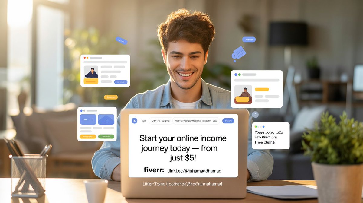 🚀 Start your online income journey today – from just $5!
 Free Logo + Premium Theme
✅ SEO + Speed Boost
✅ Lifetime Support
👉 Fiverr: linktr.ee/muhammadhamad
📱 WhatsApp: +923069497042