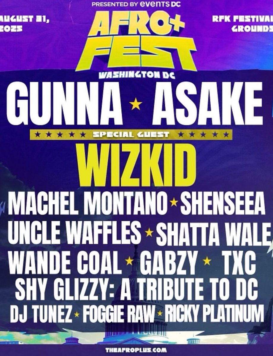 Shatta Wale will no longer be performing at Afro Plus Fest? Oh 
I was really looking forward to it because the lineup was crazy.