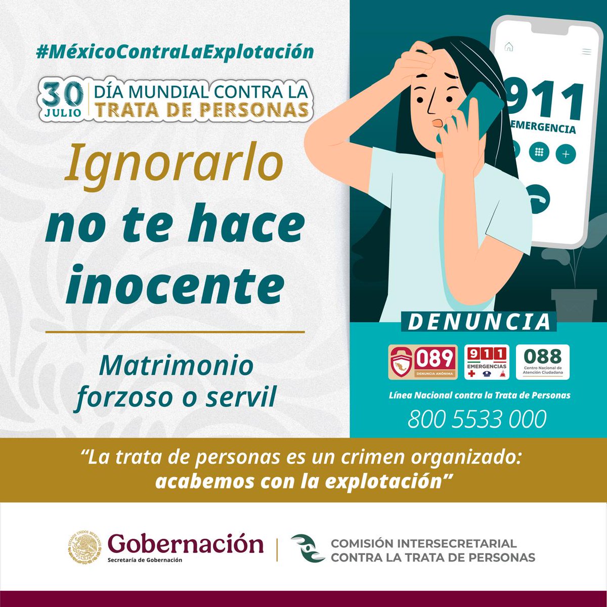 #MéxicoContraLaTrata #CONATRIB
