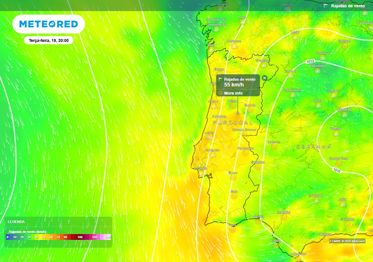 MeteoredPT's tweet photo. 🌡️🌬️ Amanhã, 19 de agosto, prevê-se #ventoforte de Noroeste e nova descida das temperaturas: saiba a previsão completa!
🗞️ Confira a previsão por @alfredomgraca95: https://t.co/OT1qWqgbvf https://t.co/Fd2ey6vN9h