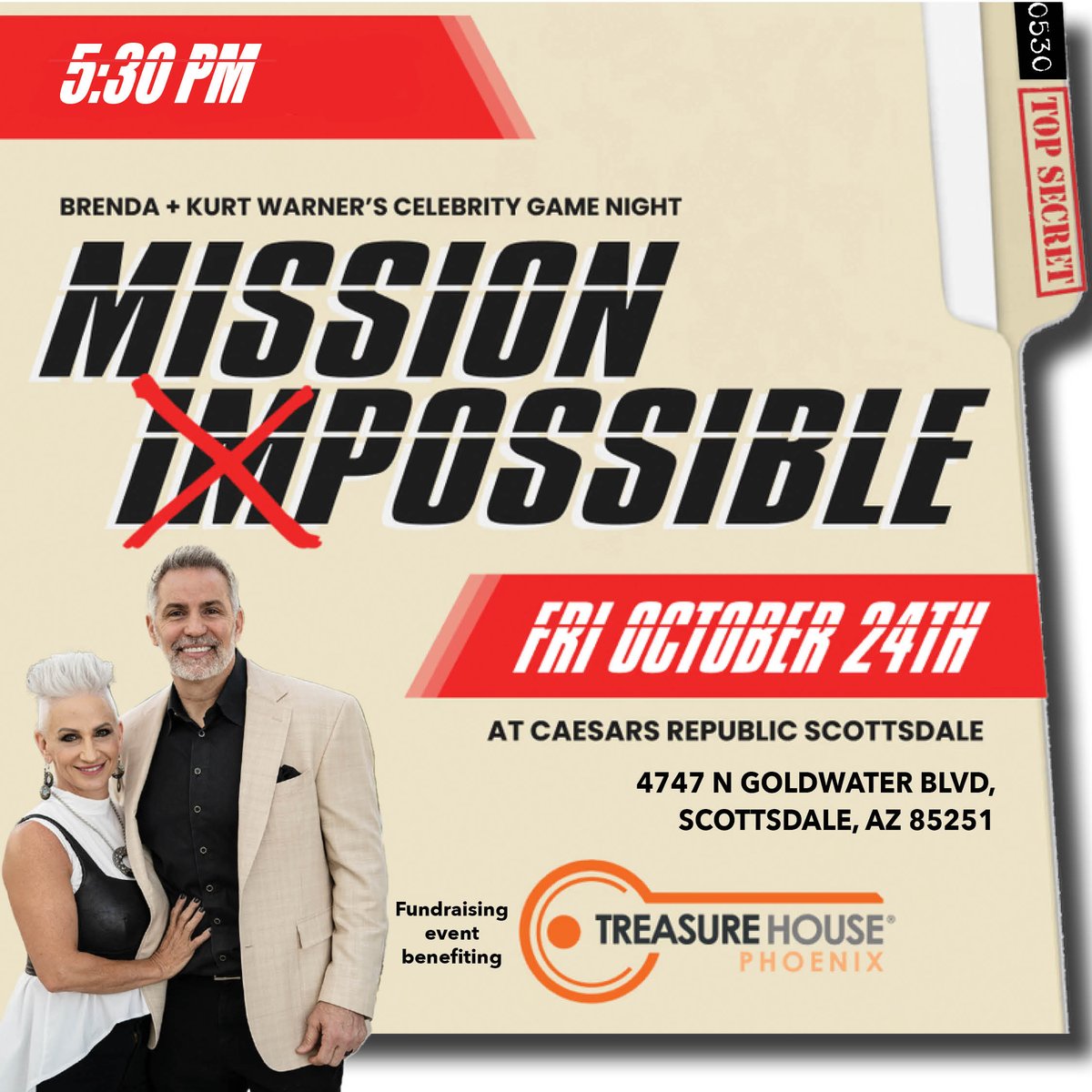Tickets are LIVE! Be part of Brenda + Kurt Warner’s Celebrity Game Night on Oct. 24 and support a revolutionary housing model for adults with intellectual and developmental disabilities. Learn more and reserve your spot at cgn.treasurehouse.org. #ad