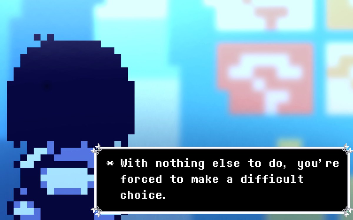TheAngelsDesire's tweet photo. * With nothing else to do, you’re forced to make a difficult choice. https://t.co/MLrv3IDdls
