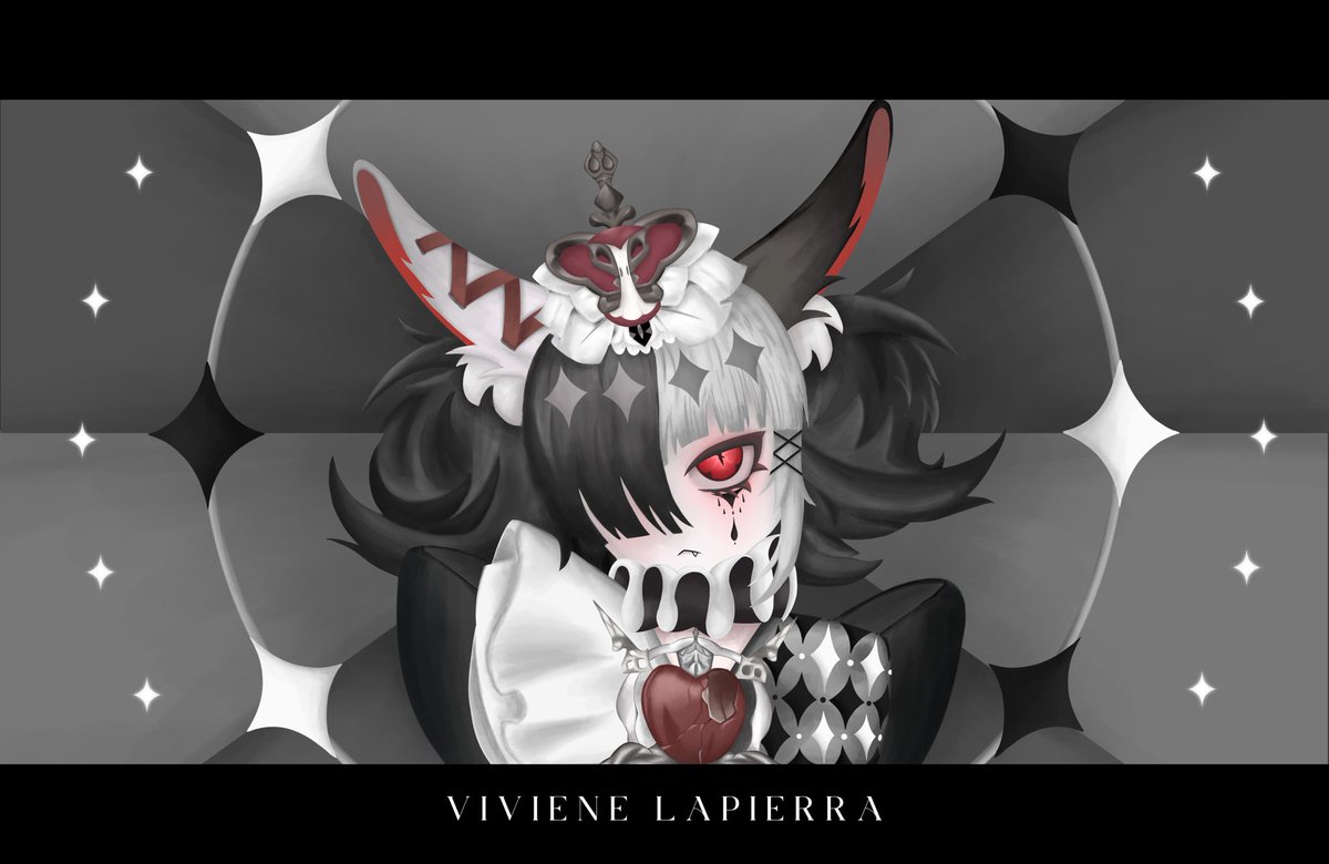 Kamiya720p's tweet image. I drew @VivieneLapierra while watching her reacting to Epic the musical,
I love her model so much
#Vtuber #illustrations