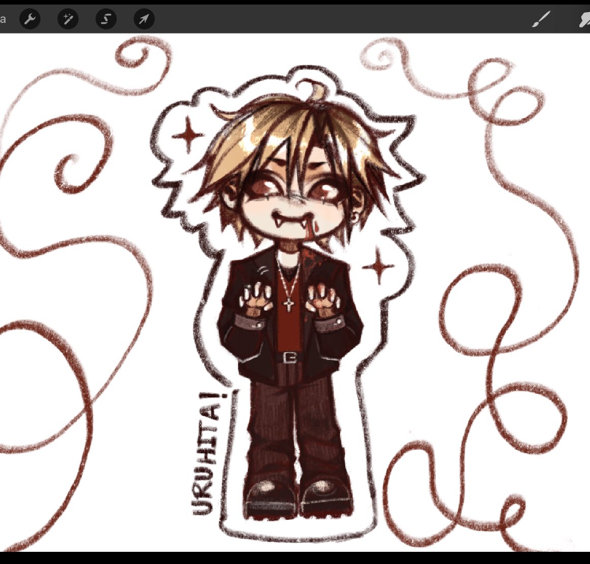 uruha vampirito !🧛☆ #麗 #theGazettE