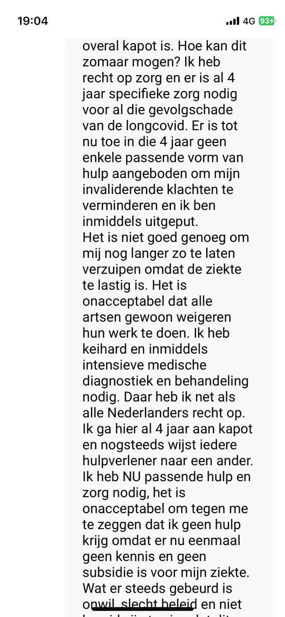 Llyntakingcare's tweet photo. Ik heb hulp nodig maar er is letterlijk geen arts die het me wil geven. Ik ben momenteel invalide en niet meer in staat voor mijzelf te zorgen, maar heb letterlijk GEEN enkele vorm van behandeling.
Twitter: ik ben wanhopig en ga zonder interventie niet meer beter worden. Help? https://t.co/zfZJKbmAFH