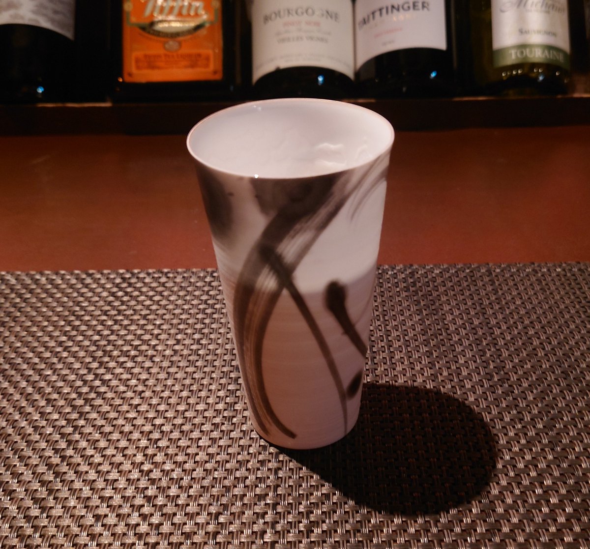 そして超久しぶりのここ。
このオシャレなグラスはビールです！
