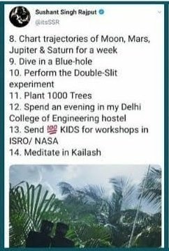 RakeshM~Proud SSRian (@m89rakesh) on Twitter photo A true nationalist keeps Nation First.
Sushant Singh Rajput was working for better India.
A real Celebrity <a href="/itsSSR/">Sushant Singh Rajput</a>
Sushant A Man On Mission
#SushantSinghRajput
<a href="/PMOIndia/">PMO India</a> <a href="/HMOIndia/">गृहमंत्री कार्यालय, HMO India</a> <a href="/_PreetiPandey/">Preeti Pandey🇮🇳</a> <a href="/withoutthemind/">Priyanka Singh</a> <a href="/GemsOfBollywood/">Ge(r)ms of Bollywood बॉलीवुड के रत्न</a> <a href="/Shree21111/">Shree21</a>
<a href="/rytzrahul/">SSR Warriors</a> A true nationalist keeps Nation First.
Sushant Singh Rajput was working for better India.
A real Celebrity <a href="/itsSSR/">Sushant Singh Rajput</a>
Sushant A Man On Mission
#SushantSinghRajput
<a href="/PMOIndia/">PMO India</a> <a href="/HMOIndia/">गृहमंत्री कार्यालय, HMO India</a> <a href="/_PreetiPandey/">Preeti Pandey🇮🇳</a> <a href="/withoutthemind/">Priyanka Singh</a> <a href="/GemsOfBollywood/">Ge(r)ms of Bollywood बॉलीवुड के रत्न</a> <a href="/Shree21111/">Shree21</a>
<a href="/rytzrahul/">SSR Warriors</a>