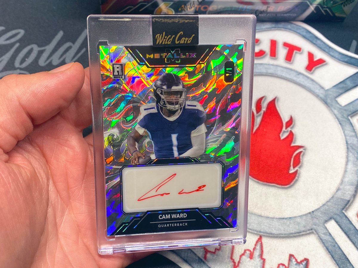 Buck City Breaks (@buckcitybreaks) on Twitter photo π Giveaway π
For a chance to win this Cam Ward 1/1 rookie auto from <a href="/WildCardisBack/">Wild Card Trading Cards</a> Metallix Football, follow the steps below β¬οΈ
1) RT this
2) follow me and <a href="/NoDakRips/">NoDakRips</a> (NoDak donated this beauty π€©)
3) comment w/ your favorite football card product
Winner drawn Sat 8/23 π Giveaway π
For a chance to win this Cam Ward 1/1 rookie auto from <a href="/WildCardisBack/">Wild Card Trading Cards</a> Metallix Football, follow the steps below β¬οΈ
1) RT this
2) follow me and <a href="/NoDakRips/">NoDakRips</a> (NoDak donated this beauty π€©)
3) comment w/ your favorite football card product
Winner drawn Sat 8/23