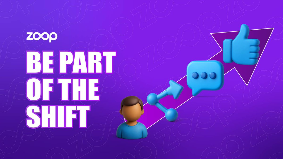 We built ZOOP with one rule: 

If you help grow the platform and create value for others, you share in what it makes.

Up to 100% earnings.

Simple as that 👇