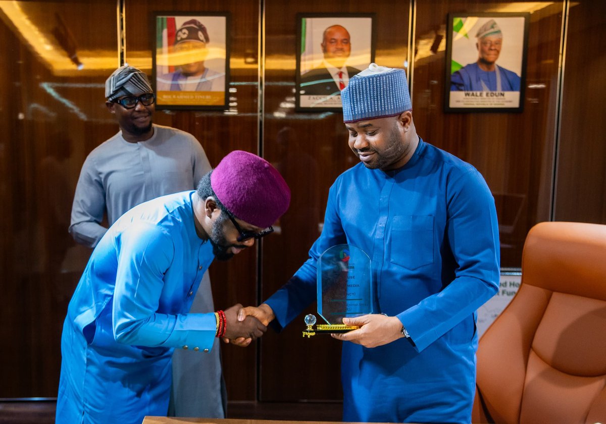 The ECFIRS Zacch A. Adedeji PhD met a fan today in his office.