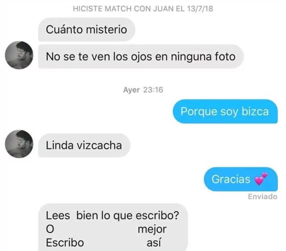 "Linda vizcacha" 😂😂😂