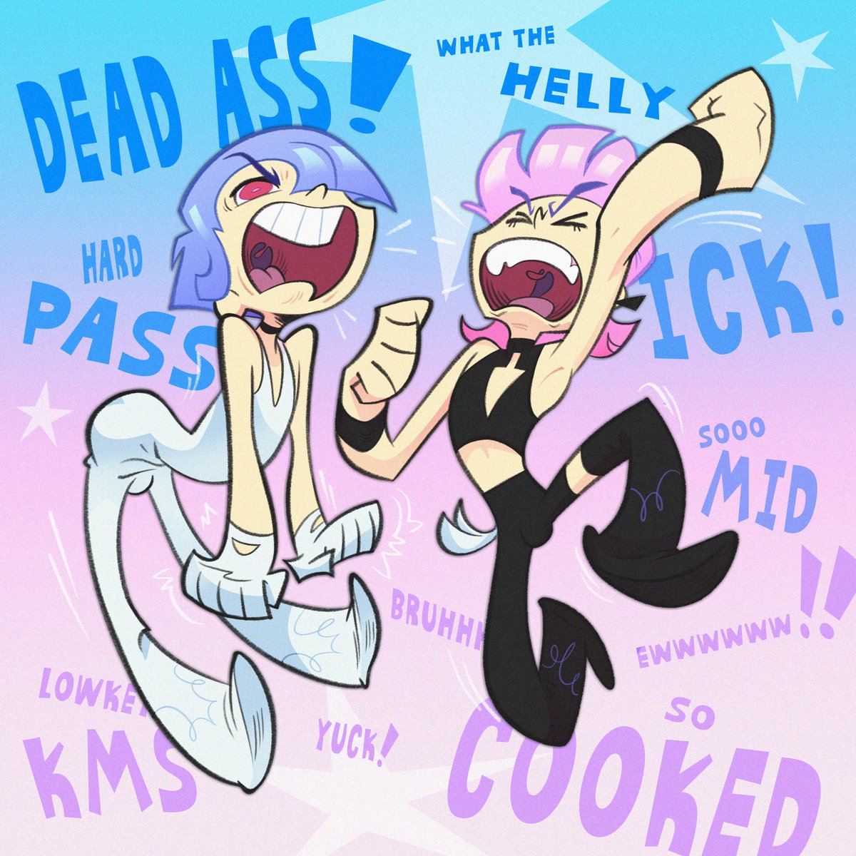 Ridley Menendez 🍻 (@graverstone) on Twitter photo The way they talk killlls me bruh 
#PantyAndStocking #NewPSG The way they talk killlls me bruh 
#PantyAndStocking #NewPSG