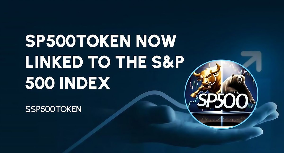 PARSA (@parsa_nftt) on Twitter photo The <a href="/Sp500token/">Sp500token</a> goes live on August 19, 2025
It tracks the S&P 500 index to bring stability from traditional markets into crypto with a bullish twist
When the S&P 500 goes up, SP500 gains twice as much
When the S&P 500 goes down, SP500 only loses half as much
The price adjusts The <a href="/Sp500token/">Sp500token</a> goes live on August 19, 2025
It tracks the S&P 500 index to bring stability from traditional markets into crypto with a bullish twist
When the S&P 500 goes up, SP500 gains twice as much
When the S&P 500 goes down, SP500 only loses half as much
The price adjusts