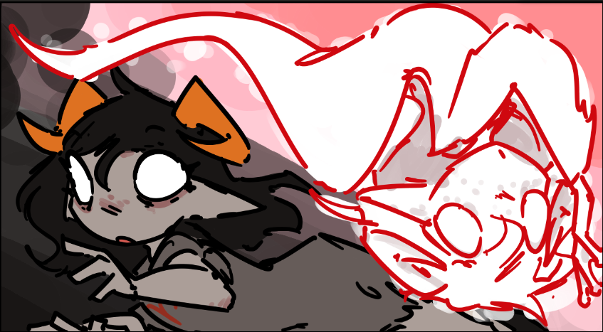 rrttone's tweet photo. Working on a cool Aradia card! It's four sided so it is quite a transformation clusterfucc #Homestuck https://t.co/lNQ32i7UpM