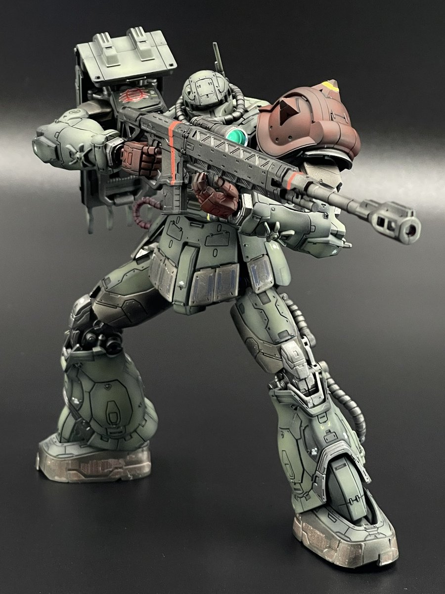 HG ザクⅡ F型（ケイル機）完成しました。 復讐のレクイエムに出てくる