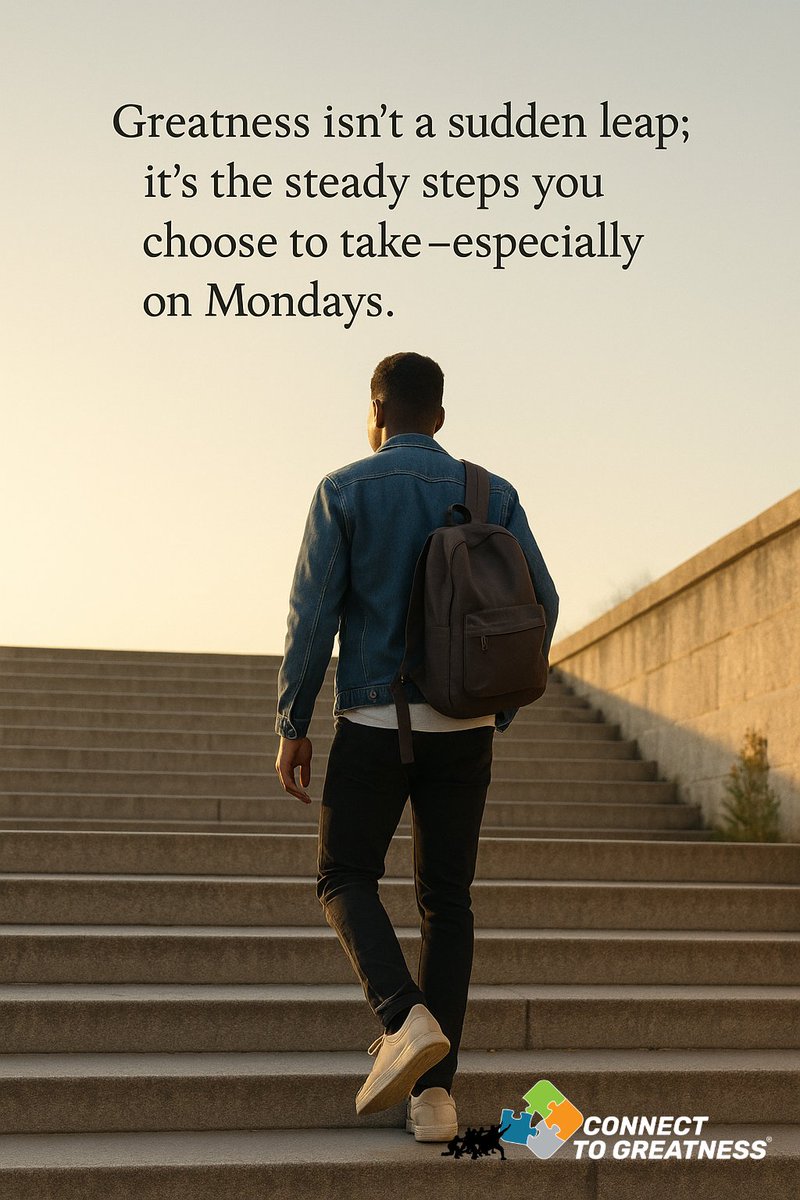 Connect to Greatness, Inc. (@c2gpbc) on Twitter photo ๐ก Greatness isnโt a one-time leapโitโs built through the steady steps you take daily. Start your week strong. Learn more about how we inspire growth at connect2greatness.org ๐ #MomentumMonday #C2GPBC <a href="/unitedwaypbc/">United Way of PBC</a> <a href="/pbcsd/">The School District of Palm Beach County</a> <a href="/cscpbc/">Children Svc Council</a> ๐ก Greatness isnโt a one-time leapโitโs built through the steady steps you take daily. Start your week strong. Learn more about how we inspire growth at connect2greatness.org ๐ #MomentumMonday #C2GPBC <a href="/unitedwaypbc/">United Way of PBC</a> <a href="/pbcsd/">The School District of Palm Beach County</a> <a href="/cscpbc/">Children Svc Council</a>