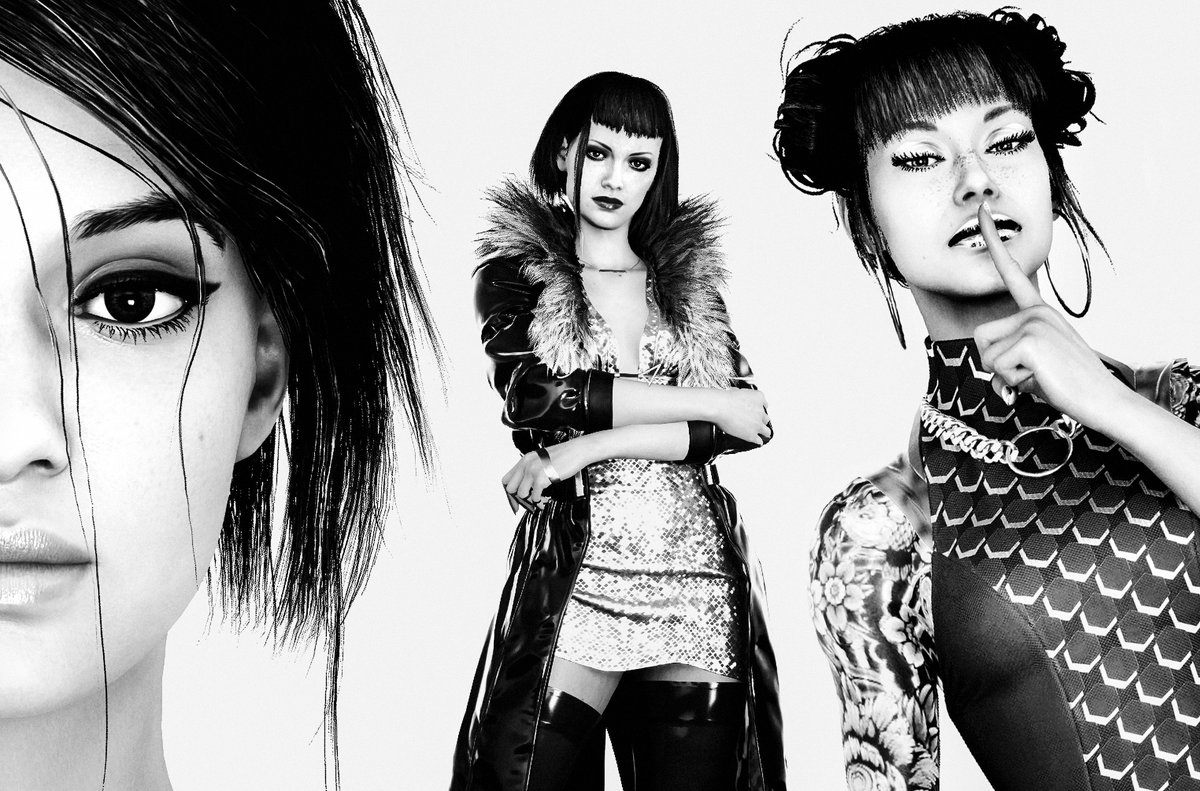 Cyberpunk 2077 
B&amp;W virtual photography