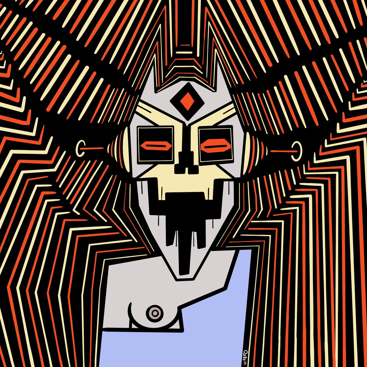 It was a lot of fun creating this piece for SkullX: The Artist Series. 
Thanks to <a href="/Knox556/">Knox</a> for this opportunity.  🥬🐐