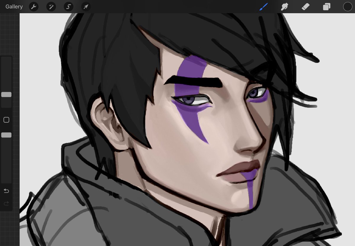 i have been drawing all day and this is all i could do 😍😍😍 wip ig #Aphelios