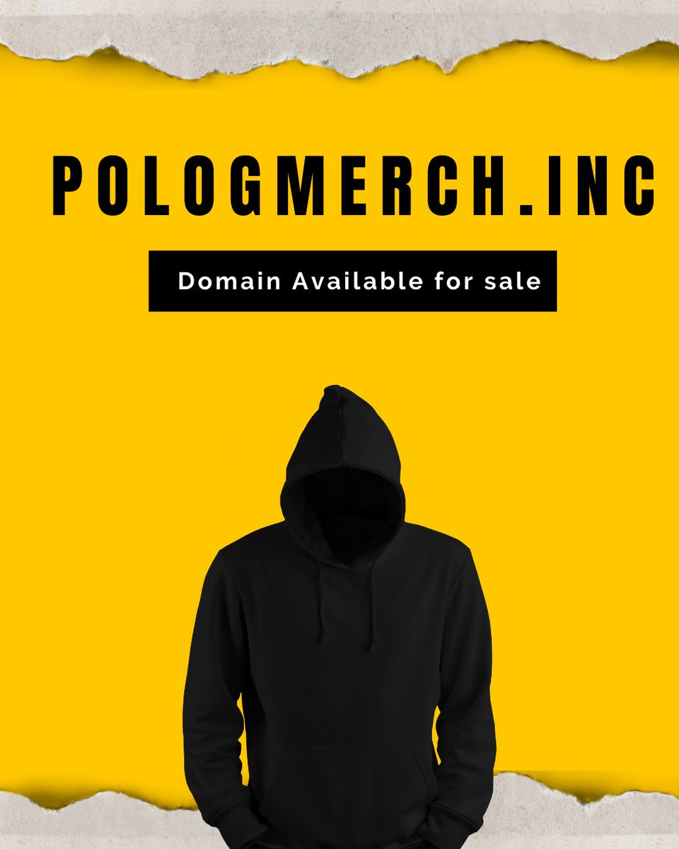 incdomaindealer's tweet photo. https://t.co/44tmOBYzke is now available!

Click here: https://t.co/qg2TEYGeSC

#PologmerchInc #FashionStartups #MerchDesigns #EcommerceSuccess #StyleCulture #DomainNames #IncDomain #StartupIdeas #StreetwearBrand #ClothingLineGoals #WearItNow #BusinessIdentity https://t.co/9tmaZe4OYA