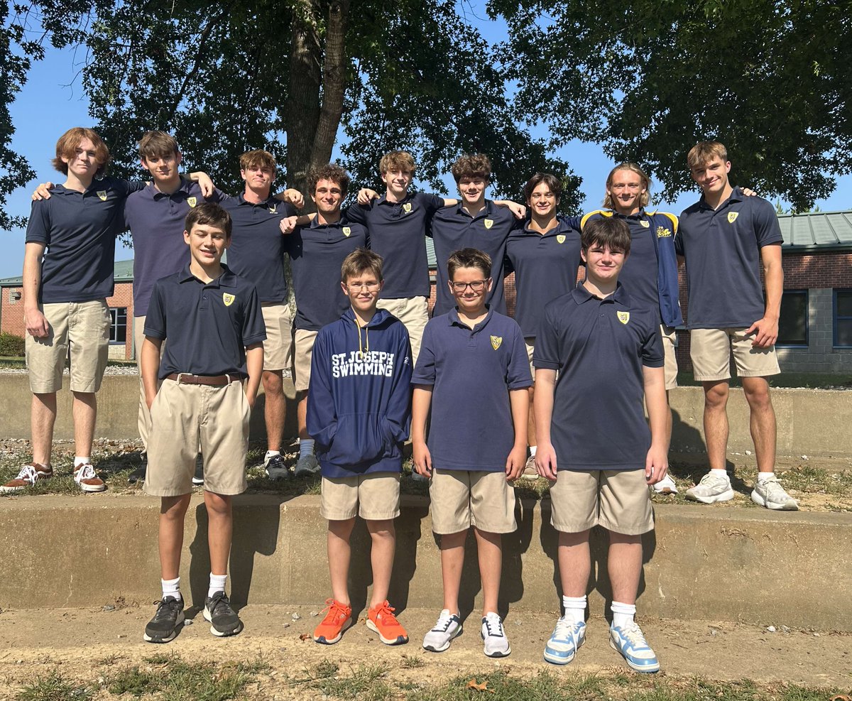 StJoeMadison's tweet photo. Congrats to the St. Joe Bruin Men's Swim Team for taking first place Saturday in the Jackson Prep Invitational. St. Joe swim finished second overall in the meet. Pictured are members of the men's team. #BruinSwim #NotYourAverageJoe https://t.co/C1LAHXBlDV