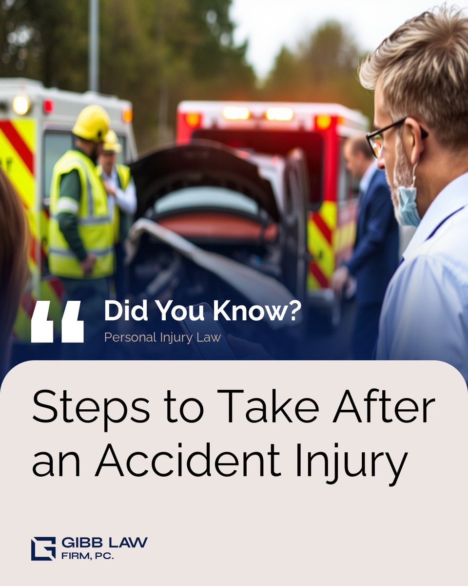 Injured in an accident? Seek medical attention, document everything, report it, notify insurance, and consult a lawyer. What’s your story? Share to help others! #AccidentAdvice #SafetyTips