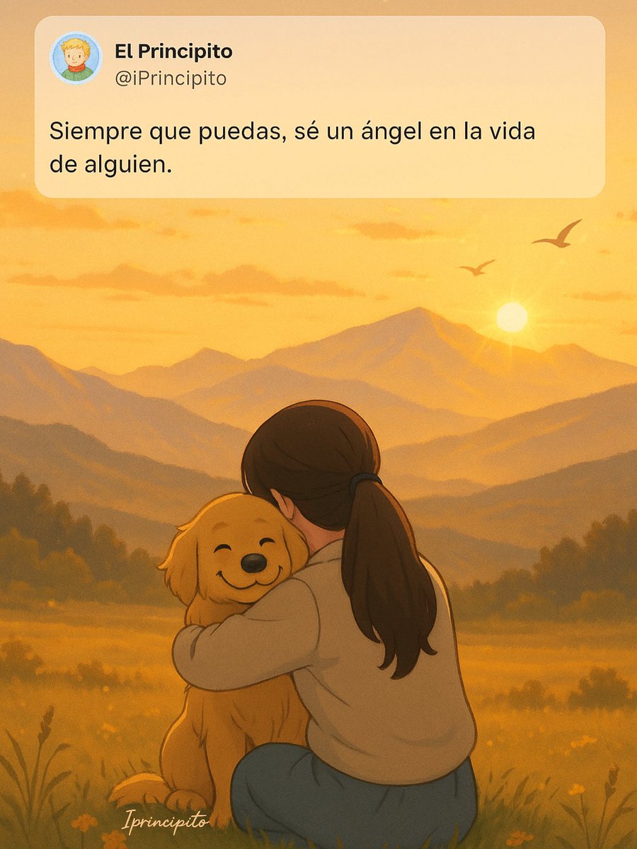 ✨Los pequeños gestos son los que hacen grande la vida. Sé ese ángel que da esperanza y alegría.