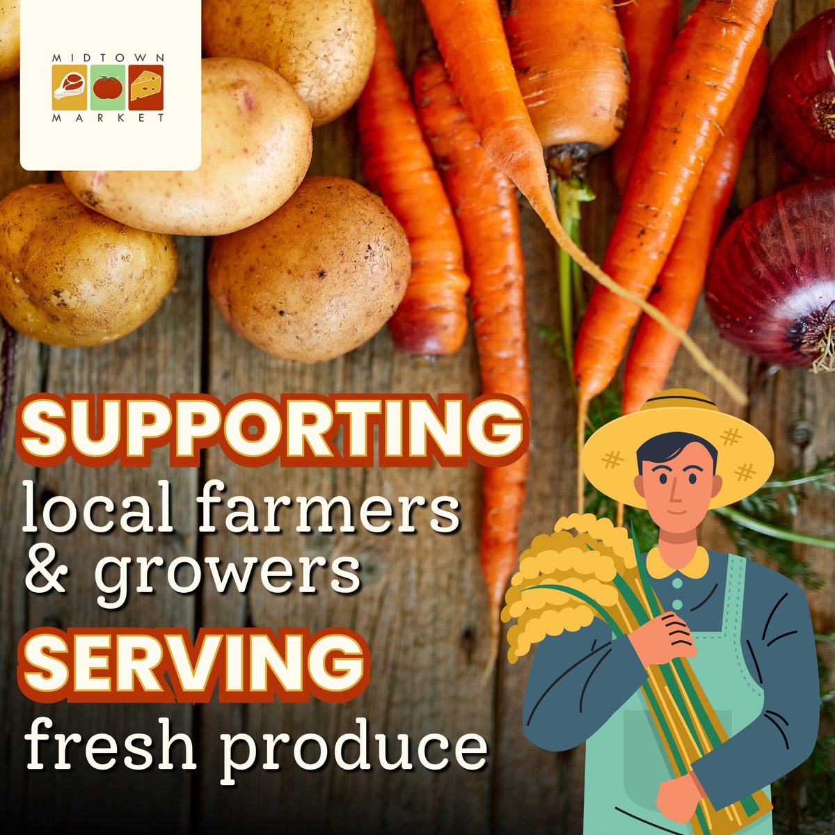 MidtownMarket's tweet photo. We’re more than your neighborhood market, we’re your neighbors. From fresh produce to quality meats and local service, Midtown Market’s drive-thru makes it easy to shop fresh and support local.

Stop by and pick some up today!
📷(270) 444-3996
📷https://t.co/1cabFPBNkj https://t.co/0SS93ANo8s